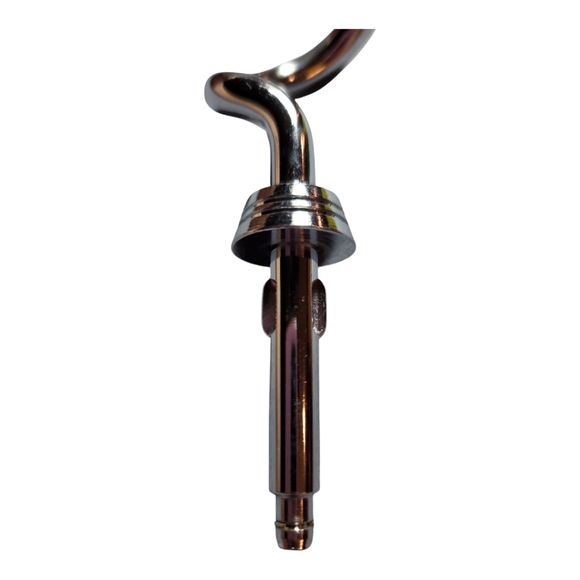 Oster mixer attachments 2 dough hooks 2 standard beaters  silver tone metal - Picture 6 of 7